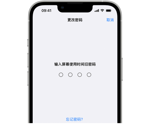 和顺iPhone屏幕维修分享iPhone屏幕使用时间密码忘记了怎么办 