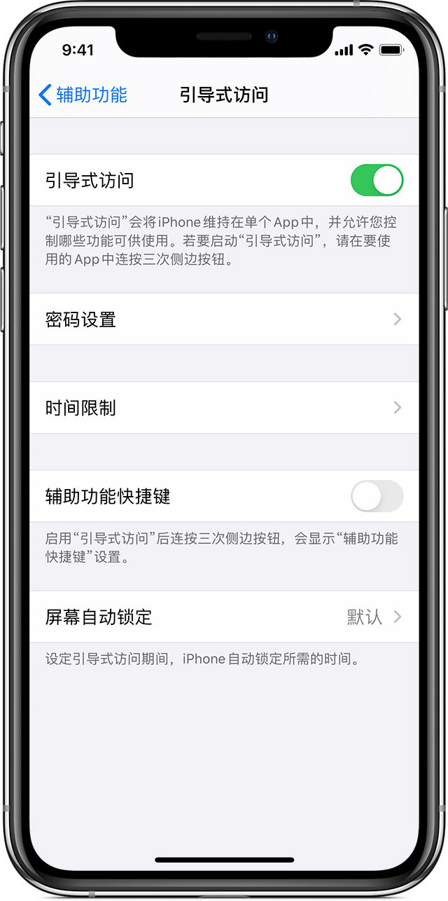 和顺苹果手机维修分享如何在 iPhone 上退出引导式访问 